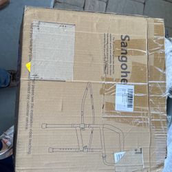 Sangohe Bed Rail for Elderly, Bed Assist Grab Bar Handle with Storage Pocket