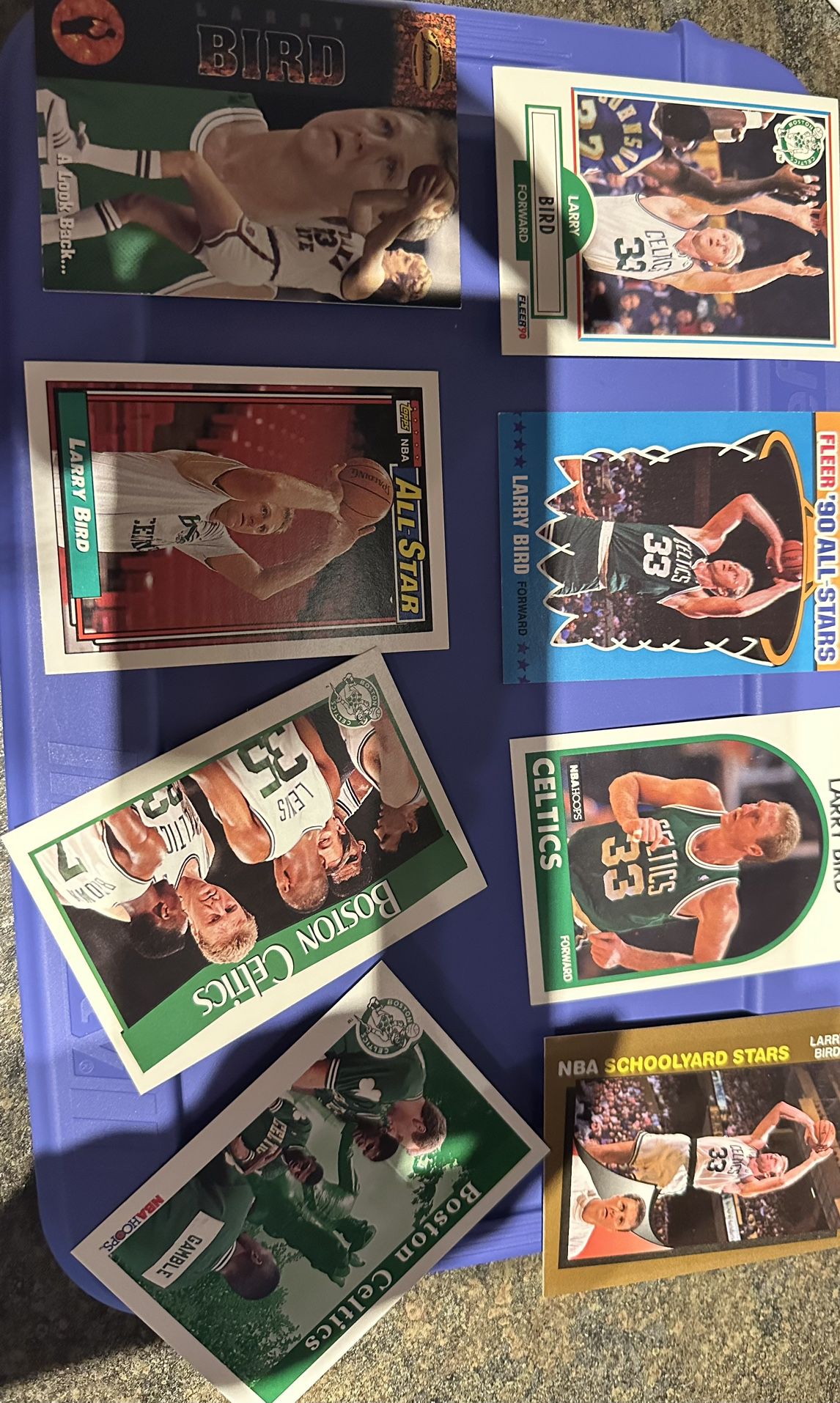 8 Larry Bird Basketball Cards