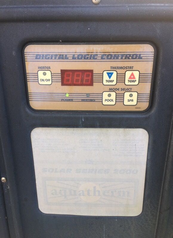 Aquatherm Solar Series 2000 Pool Heater for Sale in Pembroke Pines, FL