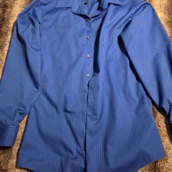Arrow Fitted Men's Dress Shirt Size Small