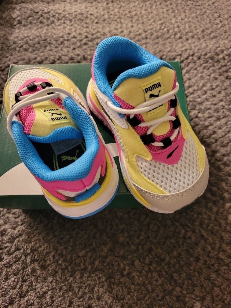 Puma Toddlers Neon Colorway New W Box Size 4c