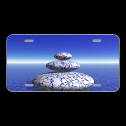 License Plate Novelty Car Front Zen Peace Spirit Meditation Relax