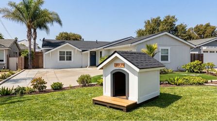 Custom Dog House — Built & Painted to Match Your Home! | SD Doghouse Co.