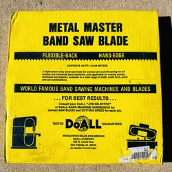 Do-All Band Saw Blade 335-505 Spec 1/2” W, 6 C Pitch, .025 Gage, R Set, 100ft