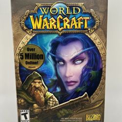 World of Warcraft Original Vanilla PC Game 2004 Blizzard Vanilla w Inserts