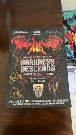 Dark Angel poster signed