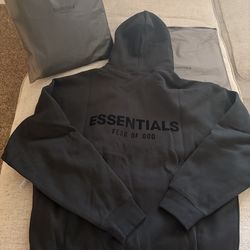 Black Essential Hoodie
