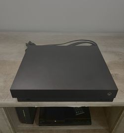 Black Xbox One X 1TB + All Cords