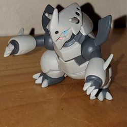 Pokemon Mega Aggron 2.5" Figure By TOMY! Excellent Condition!