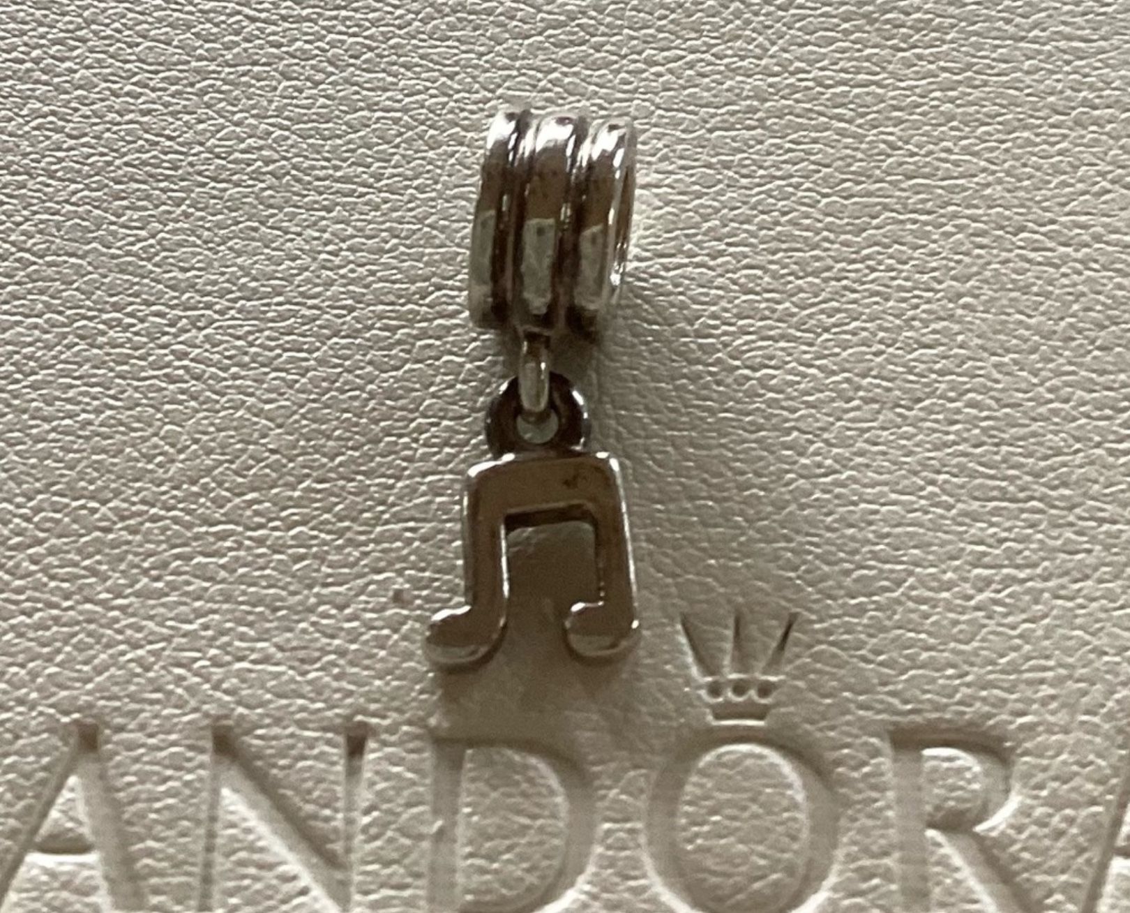 Pandora Charm Music Note Retired Dangle 