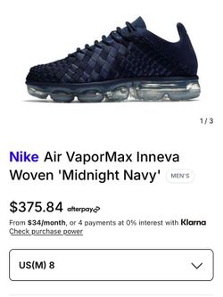 Nike Air VaporMax Inneva Woven Midnight Navy limited edition