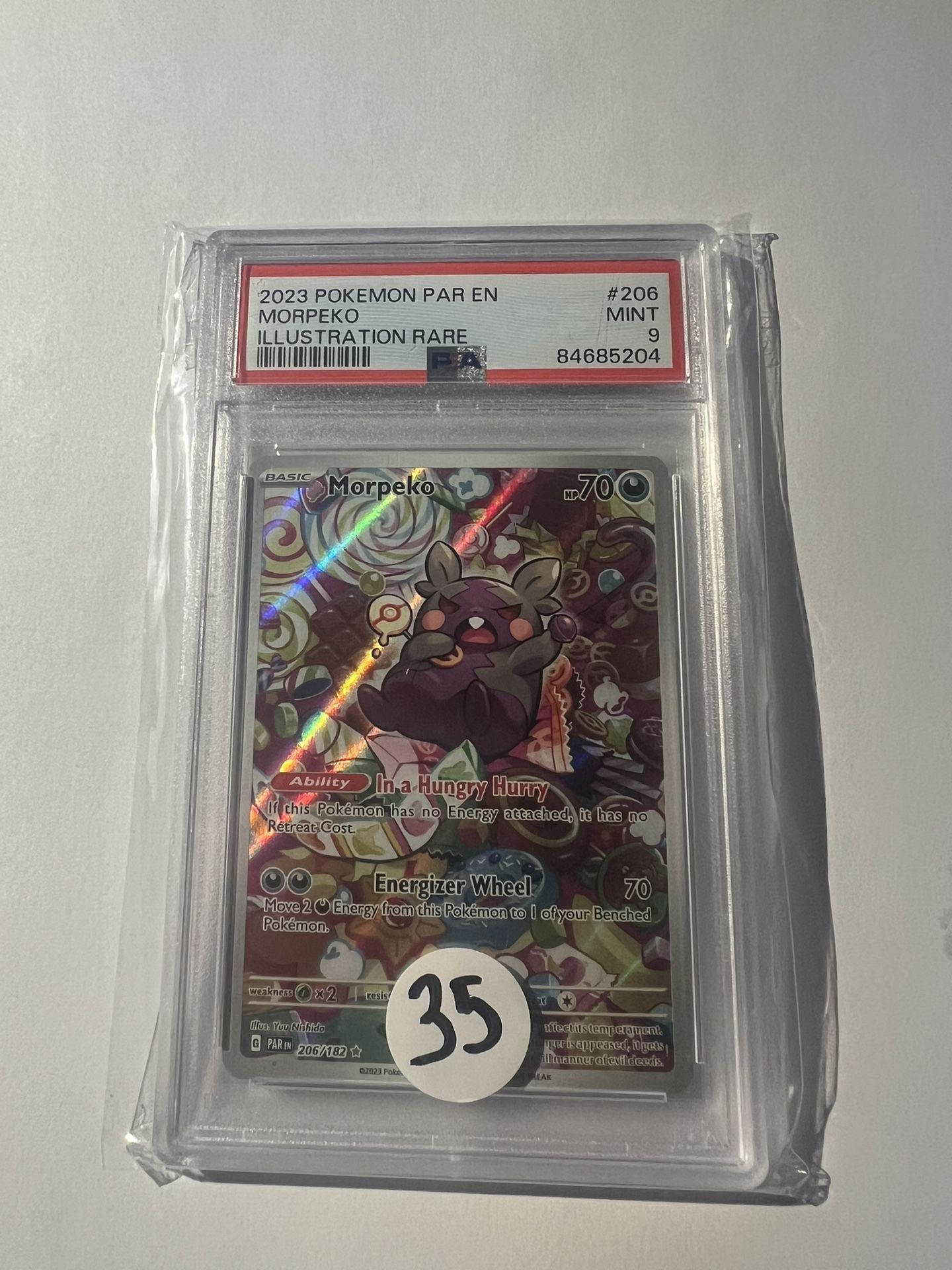 Pokemon PSA 9 Morpeko