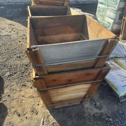 24 Inch Wood Boxes - Slightly Used 