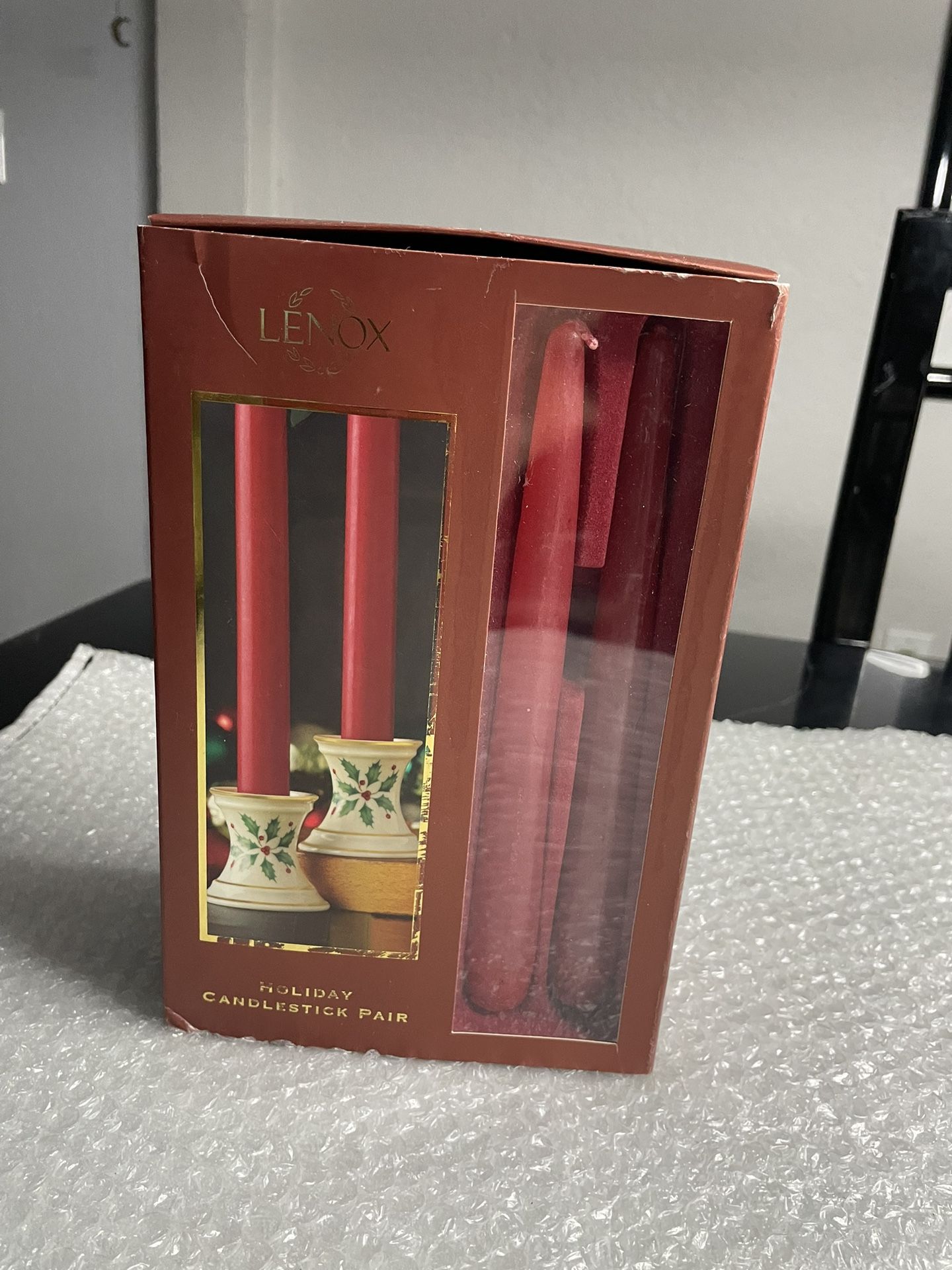 Lenox Candlestick pair with Tapers