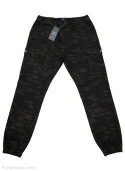 Camouflage Khaki Pants By UP