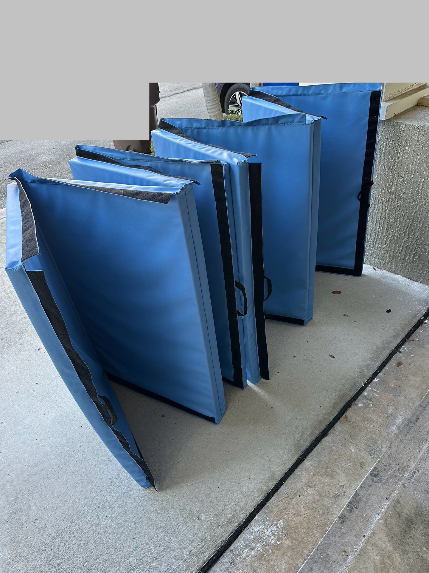 2 -10x4 Ft Folding Gymnastics Mat | 2" Thick 4-Panel Pad for Home Gym & Yoga