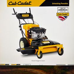 33in 10.5HP Briggs & Stratton Electric Start Gas Engine Wide Area Walk Behind Self Propelled Lawn Mower