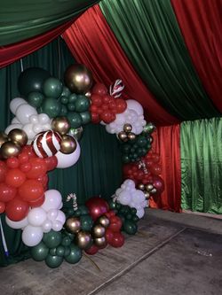 Circle Balloon Garland Arch 
