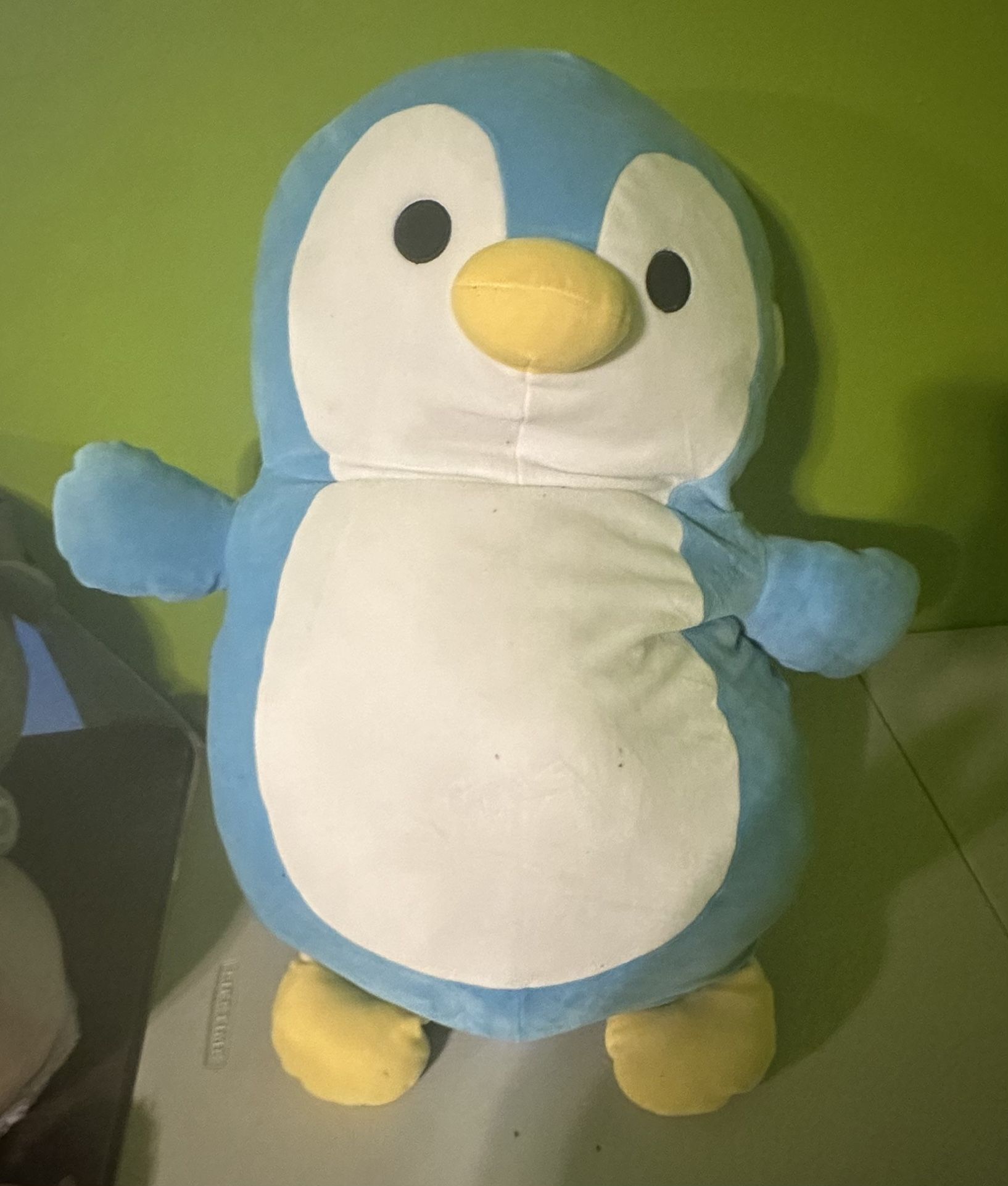 Penguin blue big stuffed animal Squishmallows