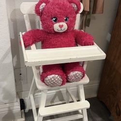 Wooden Doll High Chair 