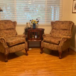 Wing Back Reclining Chairs 