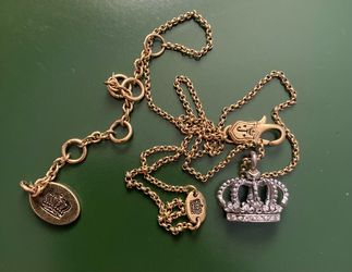 VINTAGE JUICY COUTURE HEIRESS TO THE THRONE NECKLACE