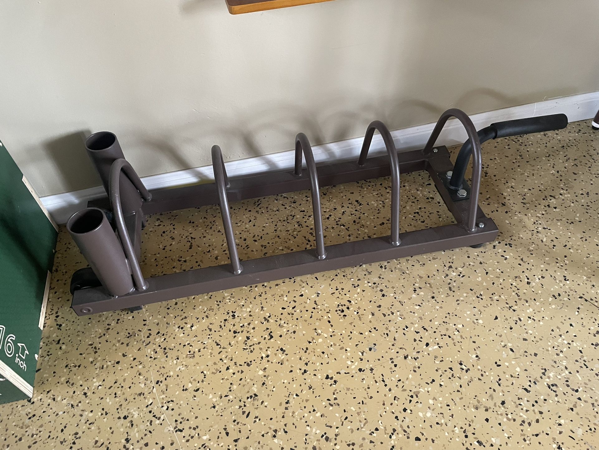 Barbell And Weight Holder For Home Gym