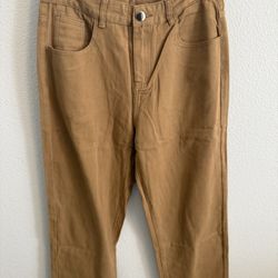 Brown Ladies Relaxed Fit Jeans Size S Brand New