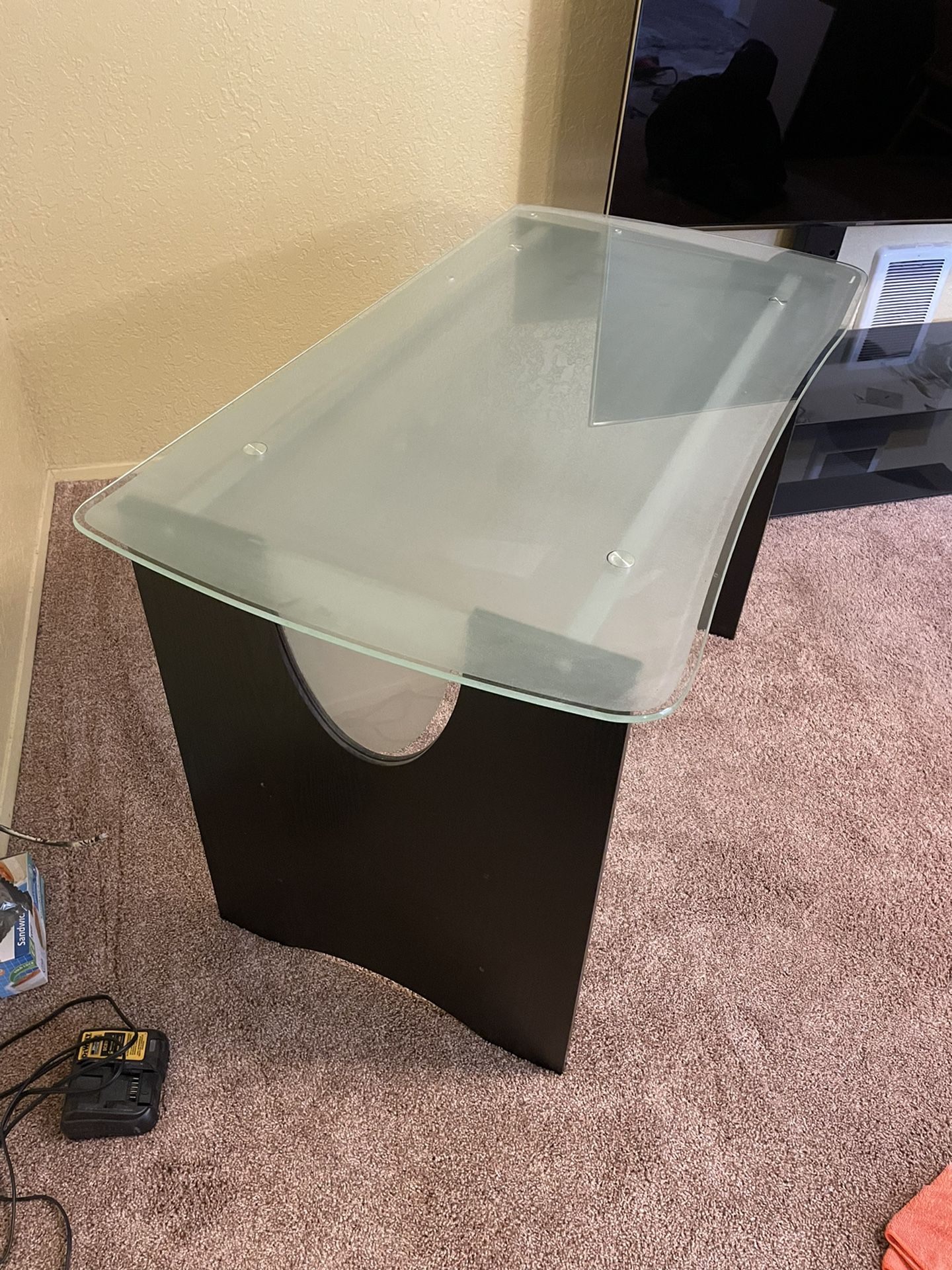 Glass Desk