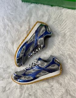 Blue and Silver Bottegas Size 9.5 (42)