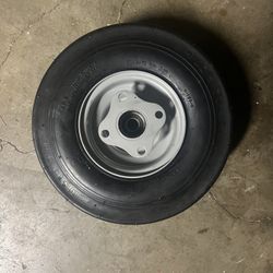 back tire rim and inner tube for mini bike