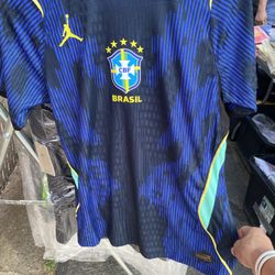 Brazil National Team Soccer Jersey Player Version