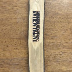 🌲 Appalachian Mountain Brewery Tap Handle – Real Wood Bark – Boone NC Craft Beer 🍺