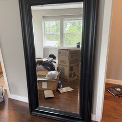 Pottery Barn Full Length Mirror , Wood Frame