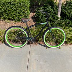 29” Genesis High tide Men’s Black Beach Cruiser