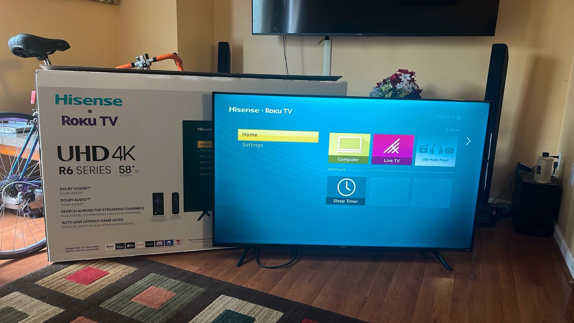 58” Ultra HD 4K Roku Tv 