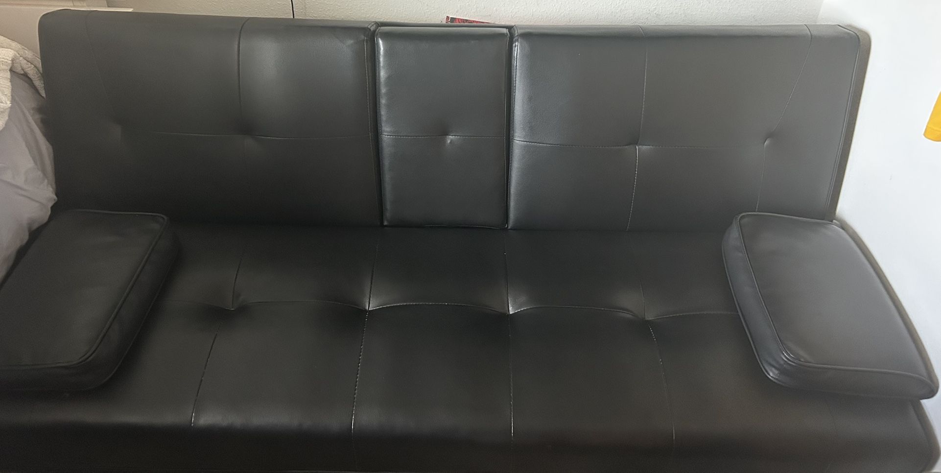 Black Couch/Bed