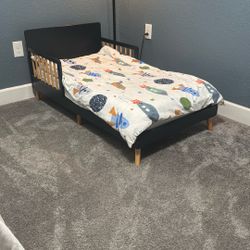 Low-profile Toddler Bed Frame With Mattress Included 
