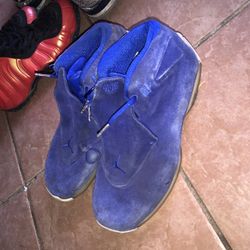 Jordan Air Jordan 18 Retro Blue Suede 2018 High Top AA2494-401 Men