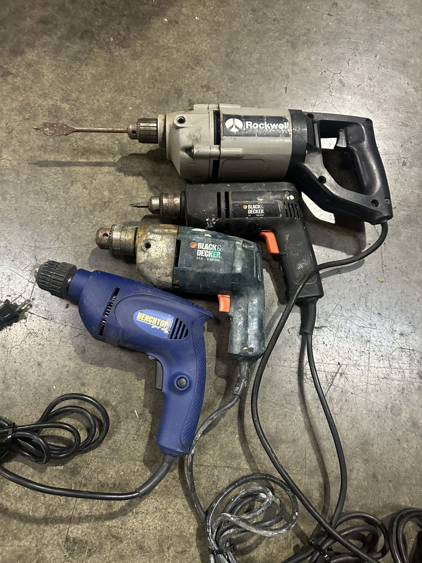 Old Drills And Heavy Duty Drill