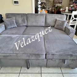 ✅️✅️Convertible Sectional W/ Cup Holder & W/ USB Port✅️