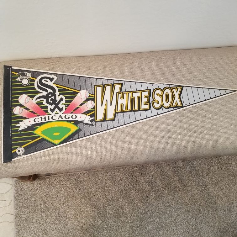  WHITE SOX VINTAGE MLB PENNANT 
