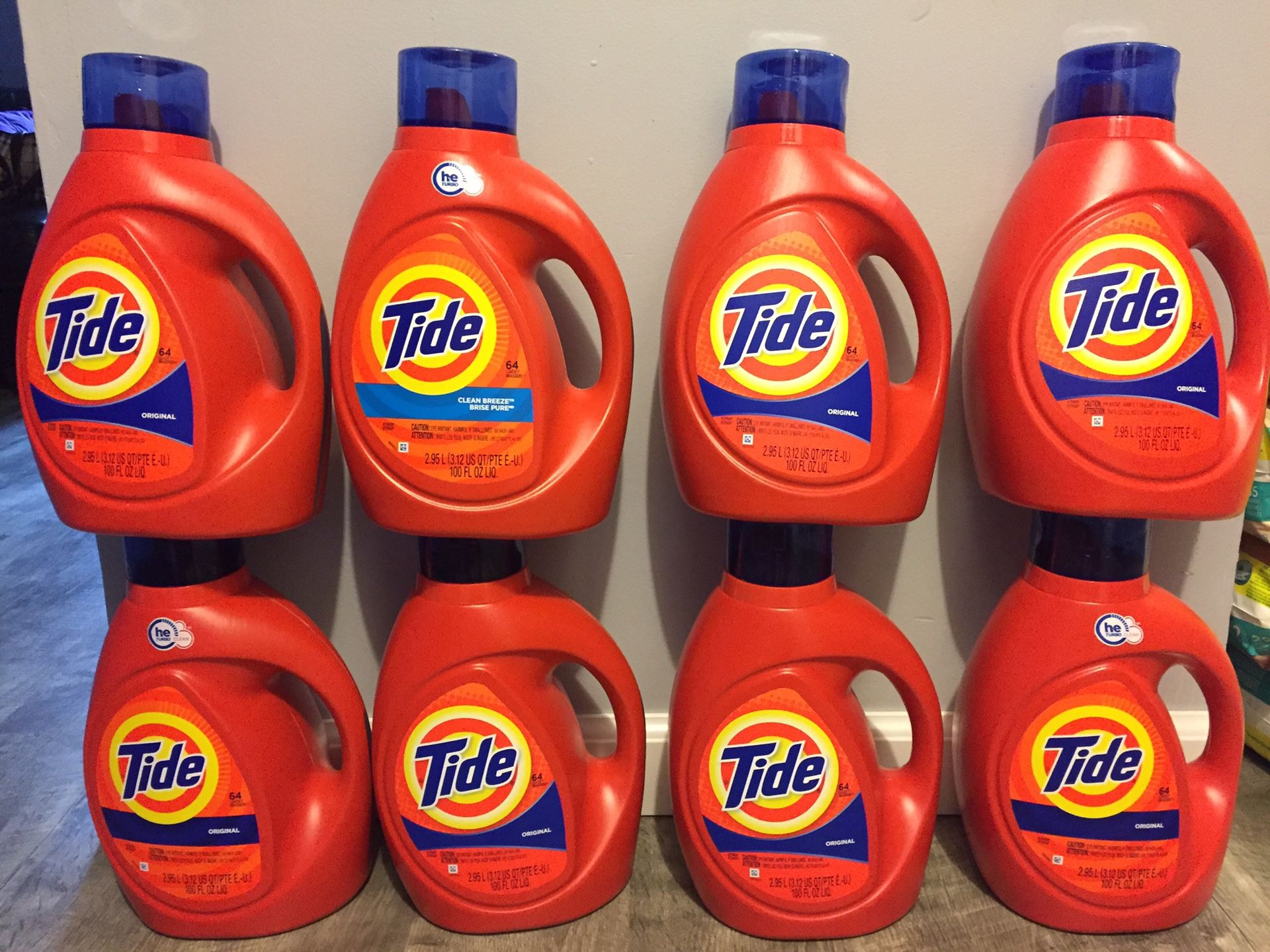 64loads 100oz Tide He $10 each Pick Up Gahanna