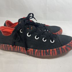 Converse All Star Women Chuck Taylor Ox Sneakers Shoe Footwear Lace Up Zebra 6.5