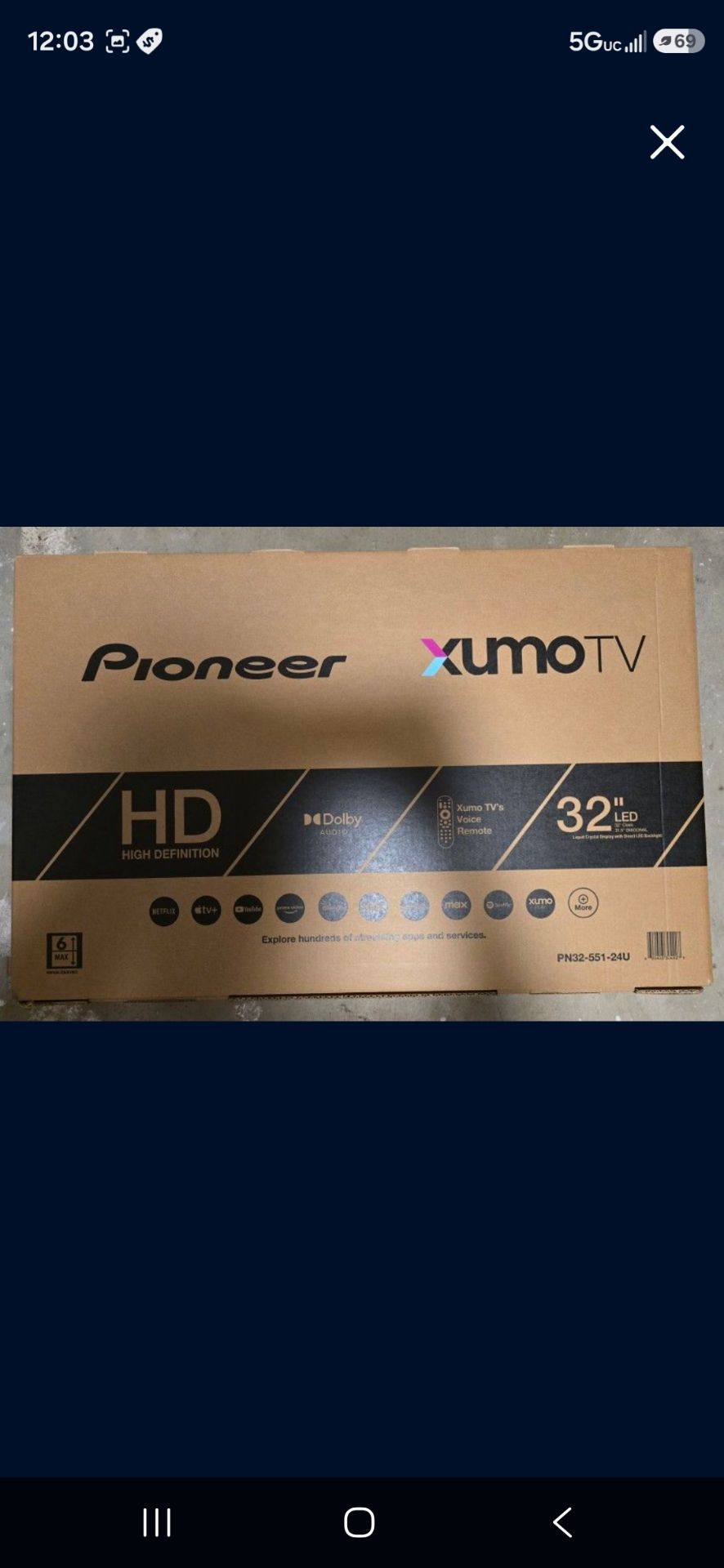 Pioneer Xumo TV - 32" LED