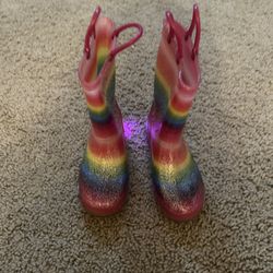 Girls Light Up Rain Boots 