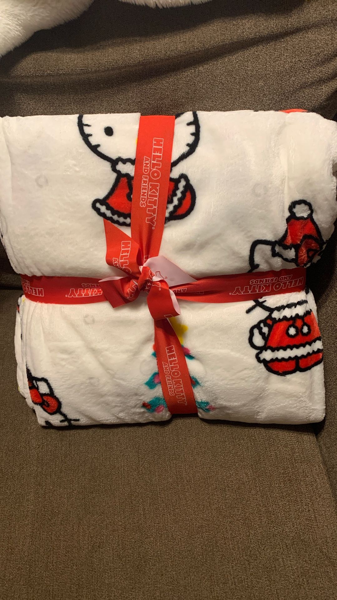 Hello Kitty Christmas Blanket