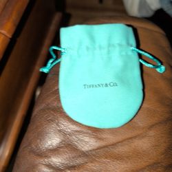Tiffany & Co Blue String Bag Double Pouch