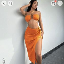 Laced Up Backless Halter Top