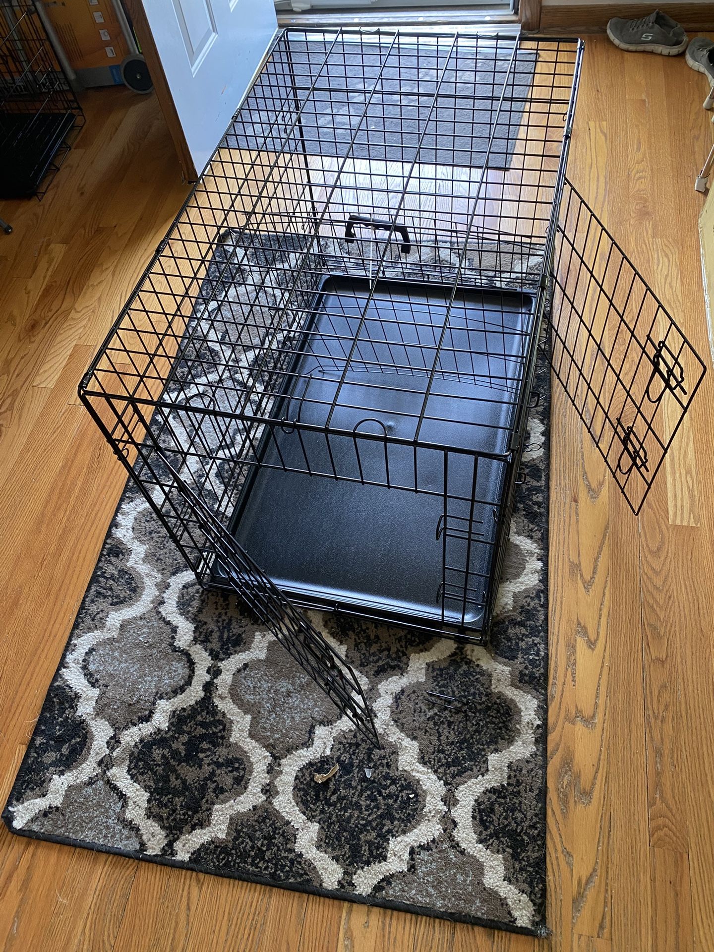 Dog Metal Cage. 36 Wide. Foldable For Easy Transport